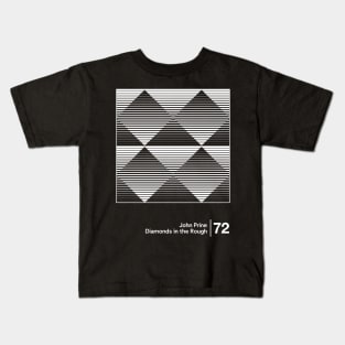 Diamonds In The Rough / Minimal Style Graphic Artwork Kids T-Shirt